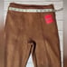 Spanx Faux Suede Rich Caramel Leggings Size XS