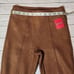 Spanx Faux Suede Rich Caramel Leggings Size XS