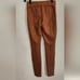 Spanx Faux Suede Rich Caramel Leggings Size XS