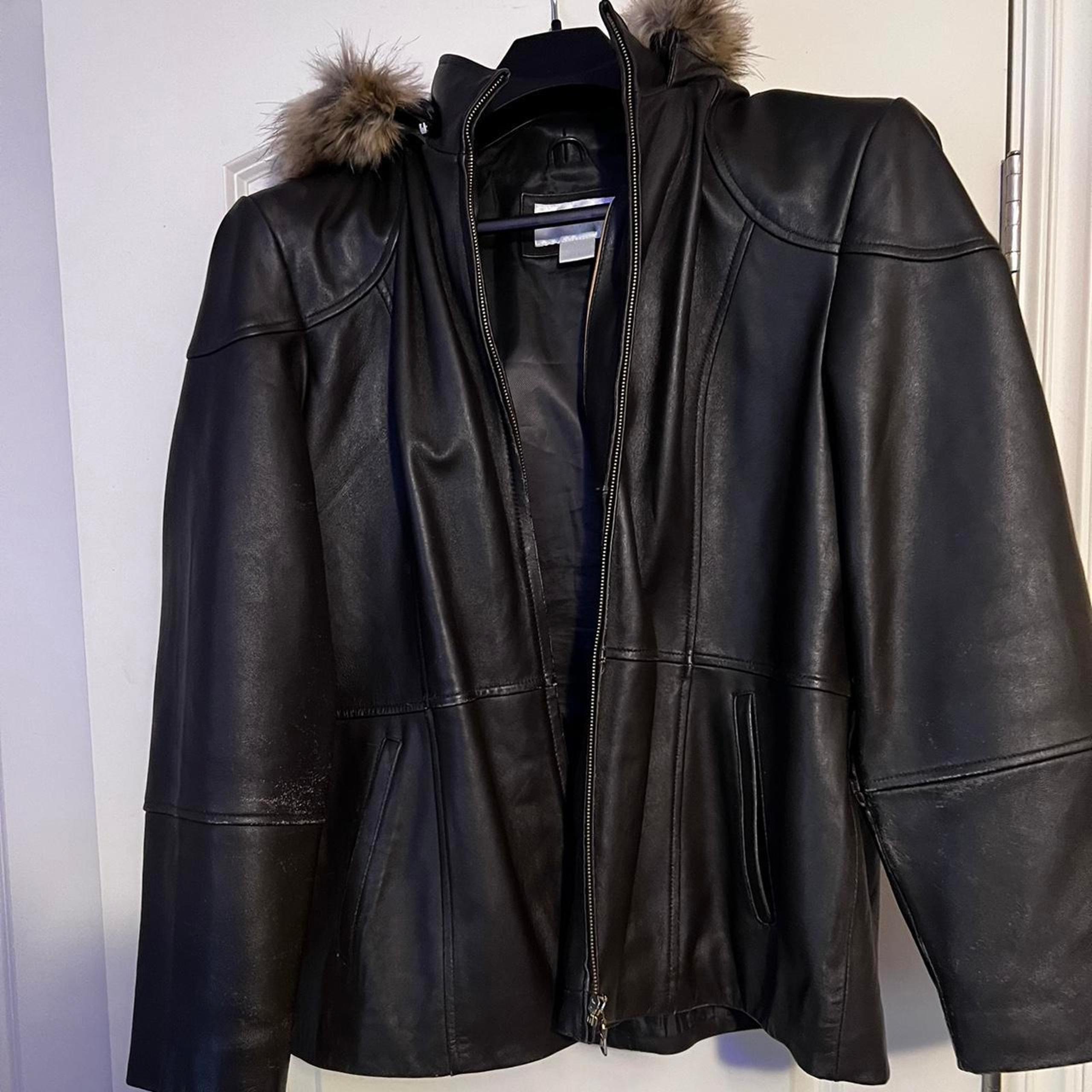 Worthington genuine lambskin jacket slight