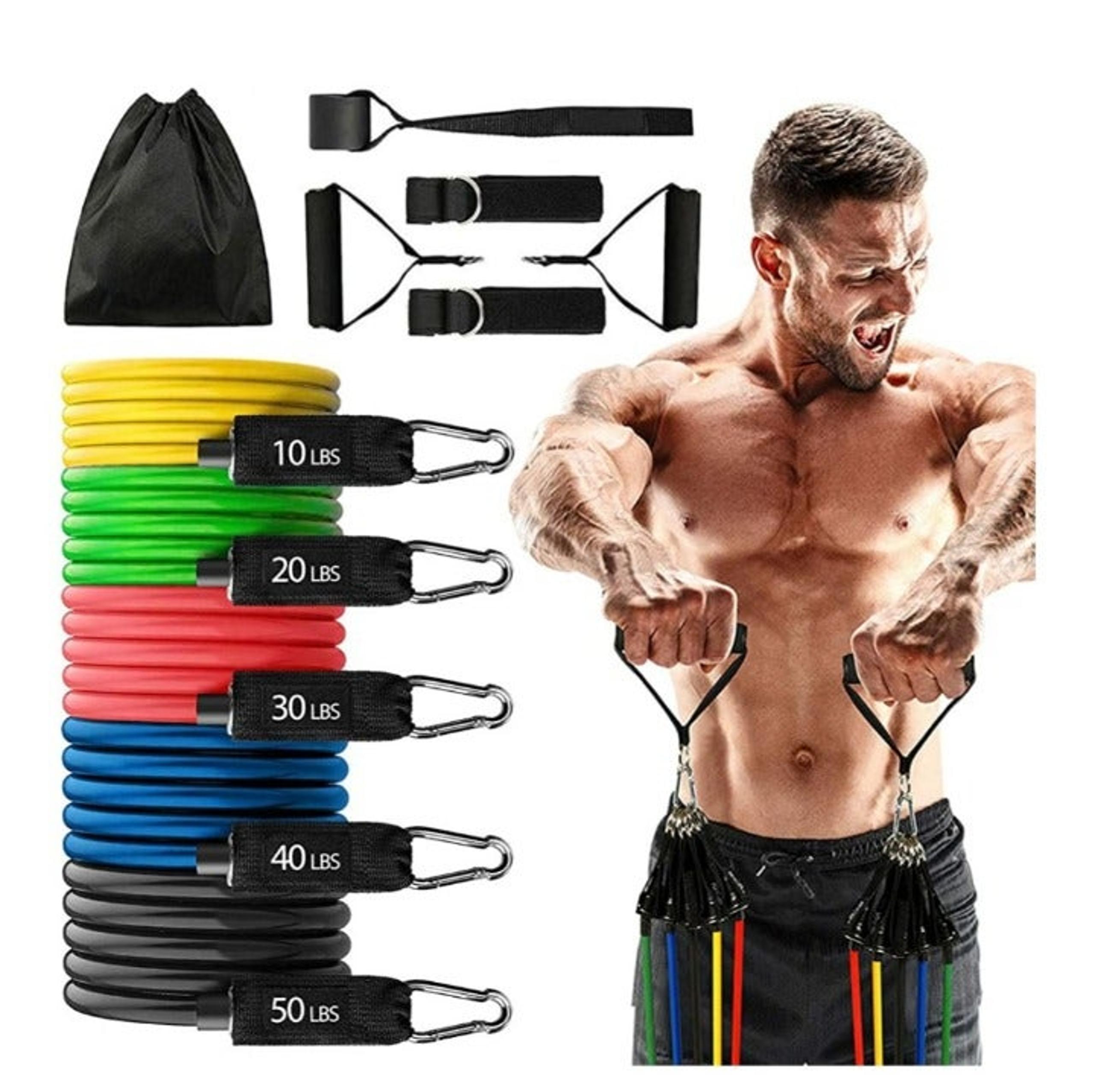 resistance bands set 11pc home workout