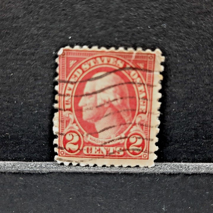 Stamps Red George Washington 2 cent stamp