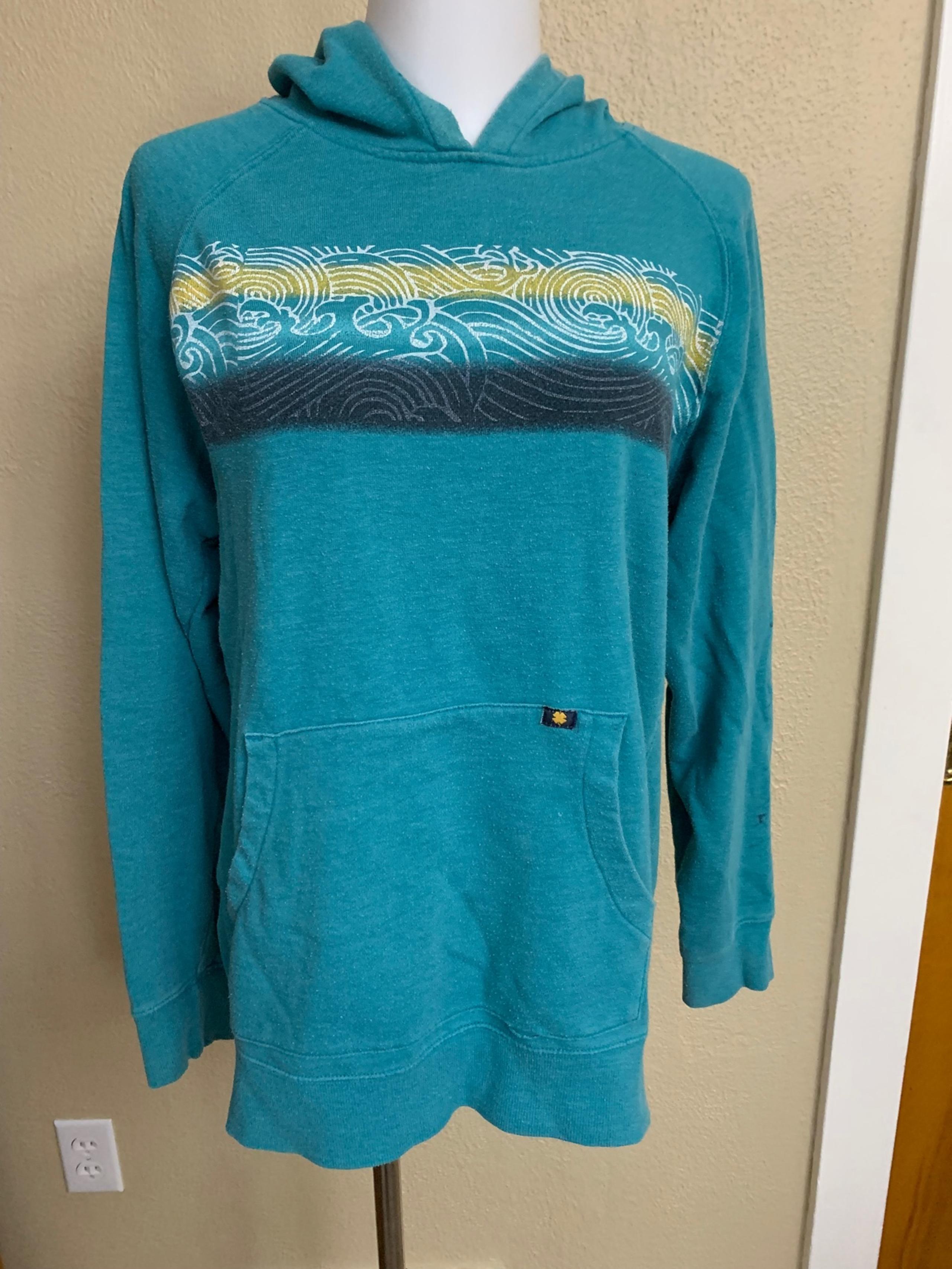 Lucky brand hooded pull over sweatshirt large