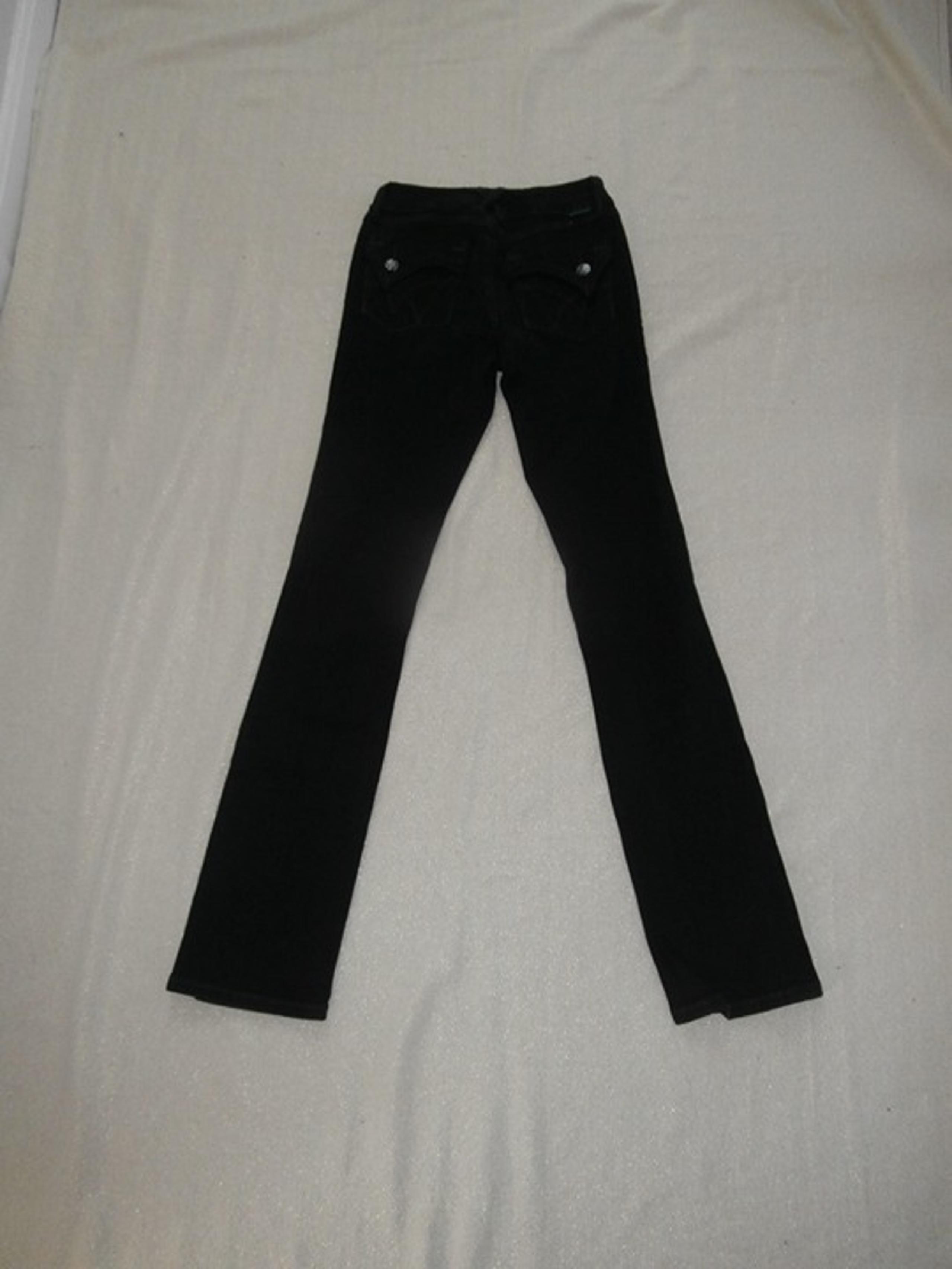 Worn Jeans  Women's Black  Cotton Denim  Jeans  Size 25