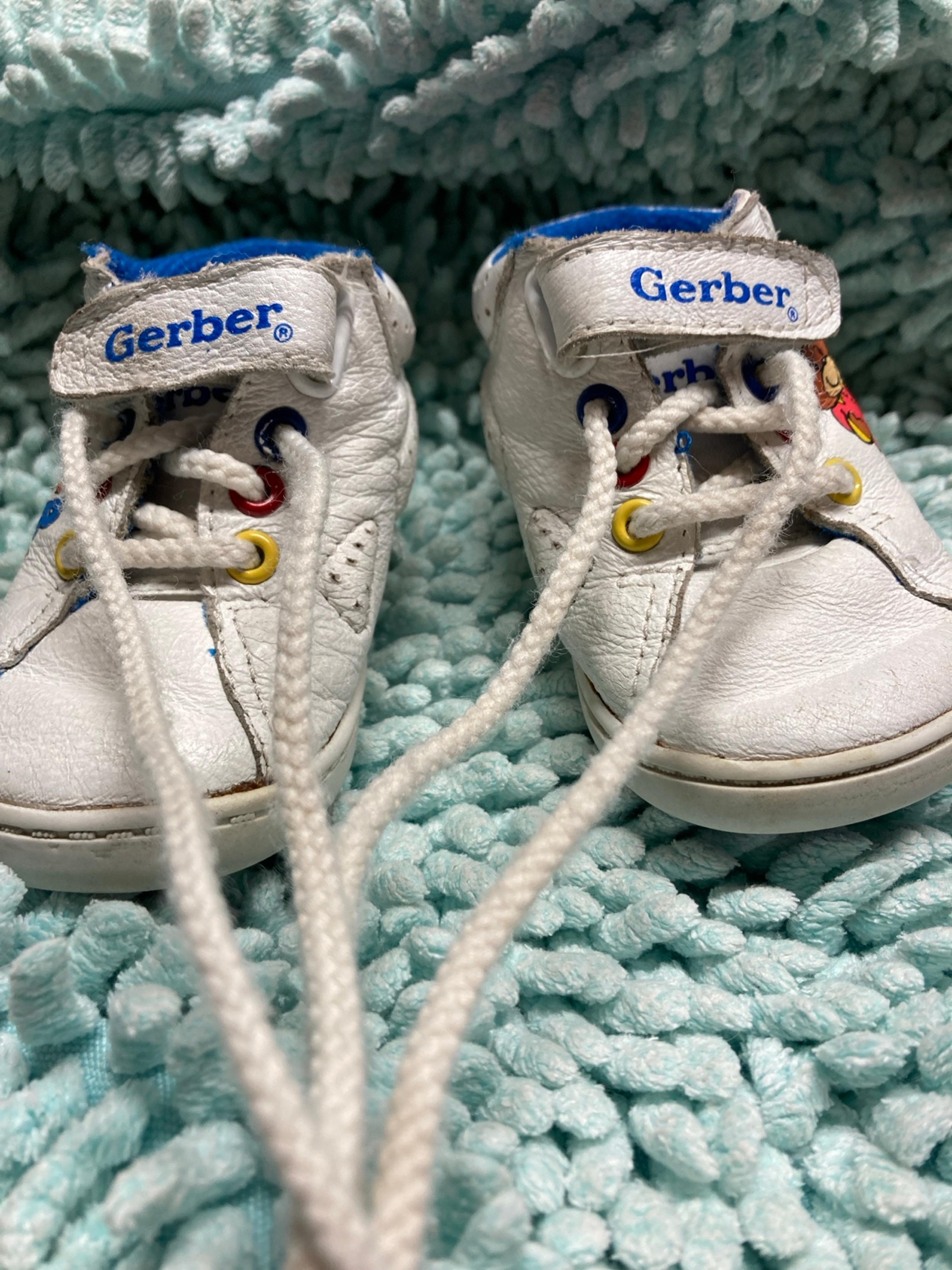 Gerber Leather Upper Crib Shoes-Item No. 24-1158