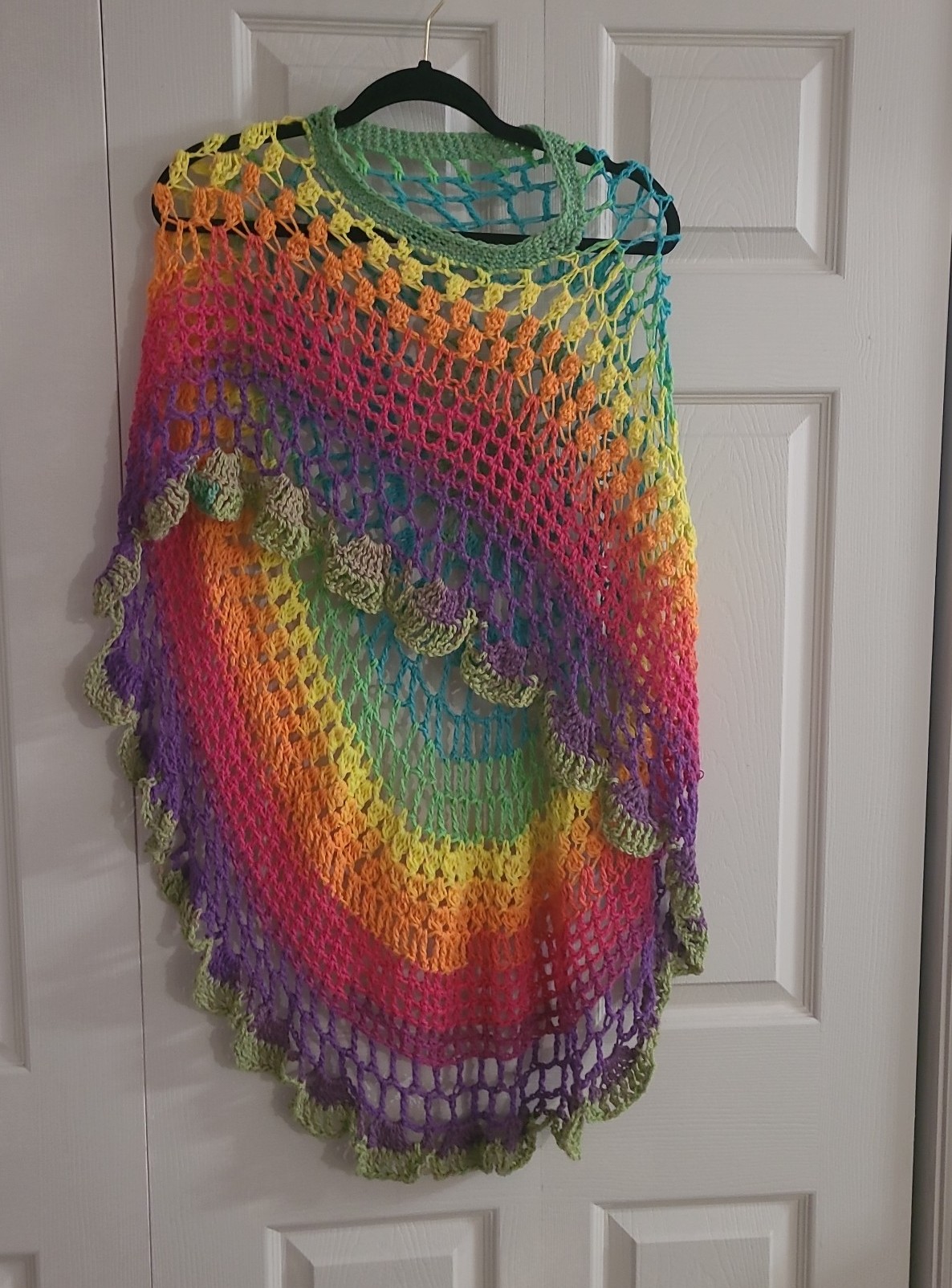 Ladies Crocheted poncho