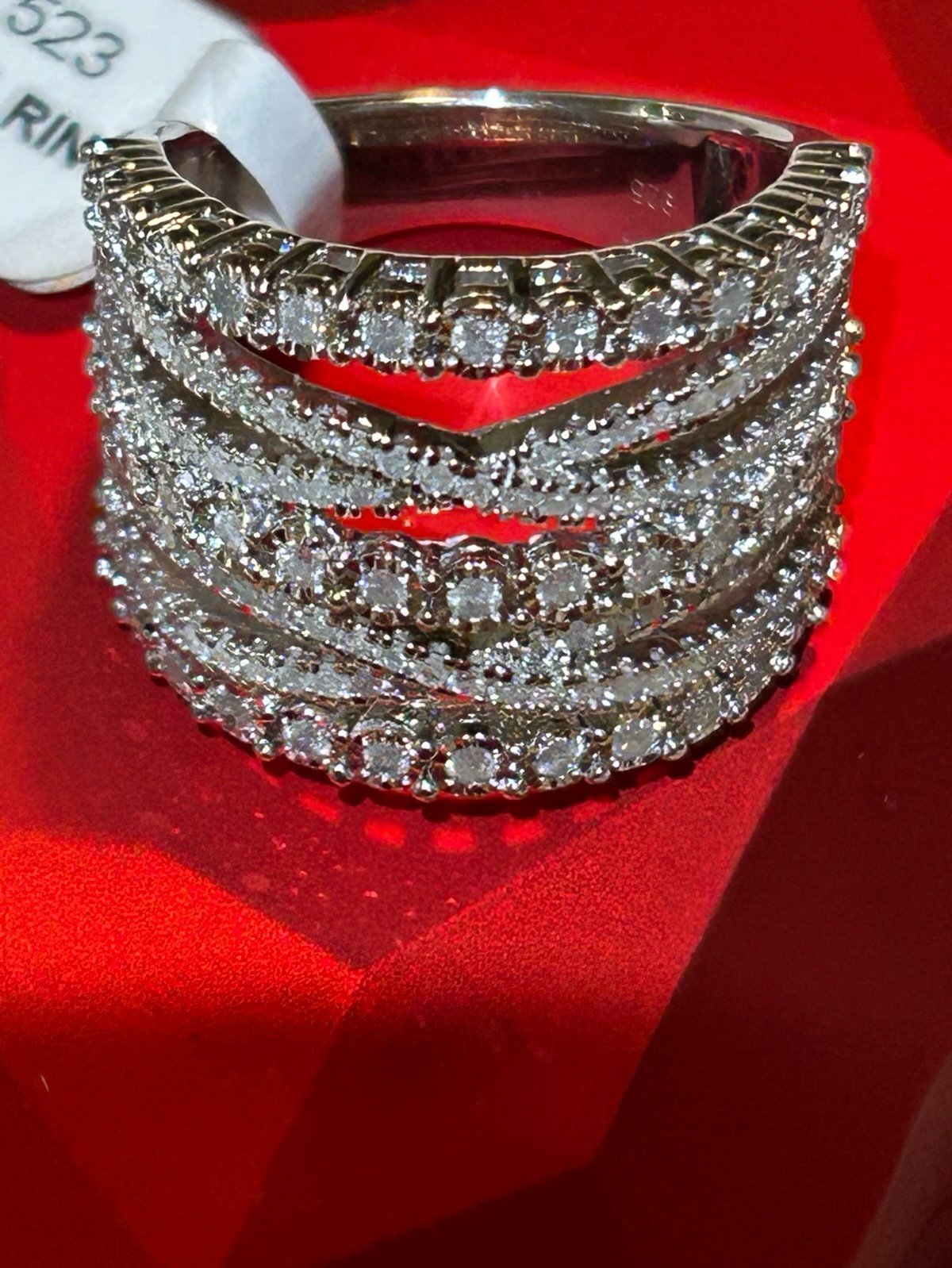 ❣️STUNNING 1 CARAT CTTW DIAMOND RING ❣️Size 7 in Sterling Silver