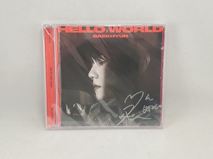 BAEKHYUN exo SIGNED CD Hello, World (Jewel - Hello Ver.) USA