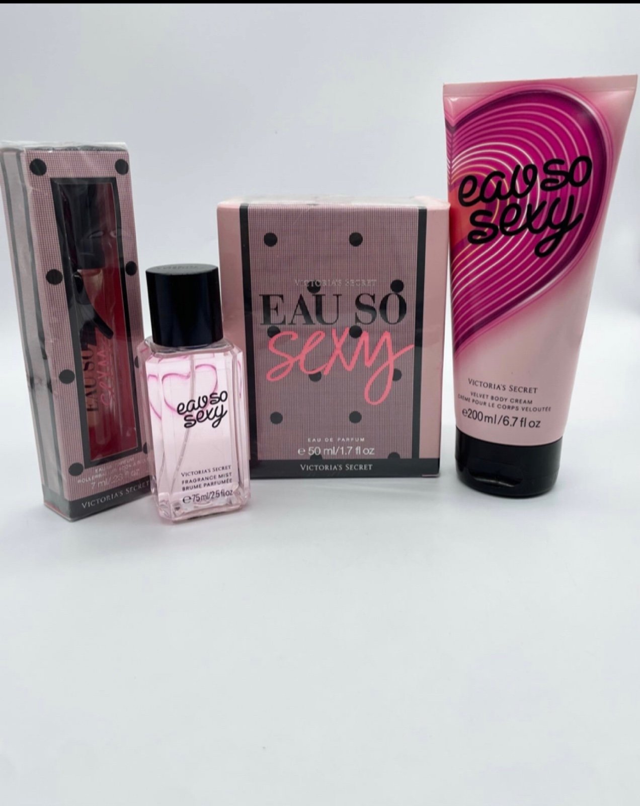 NEW VICTORIAS SECRET EAU SO SEXY FRAGRACE SET!!