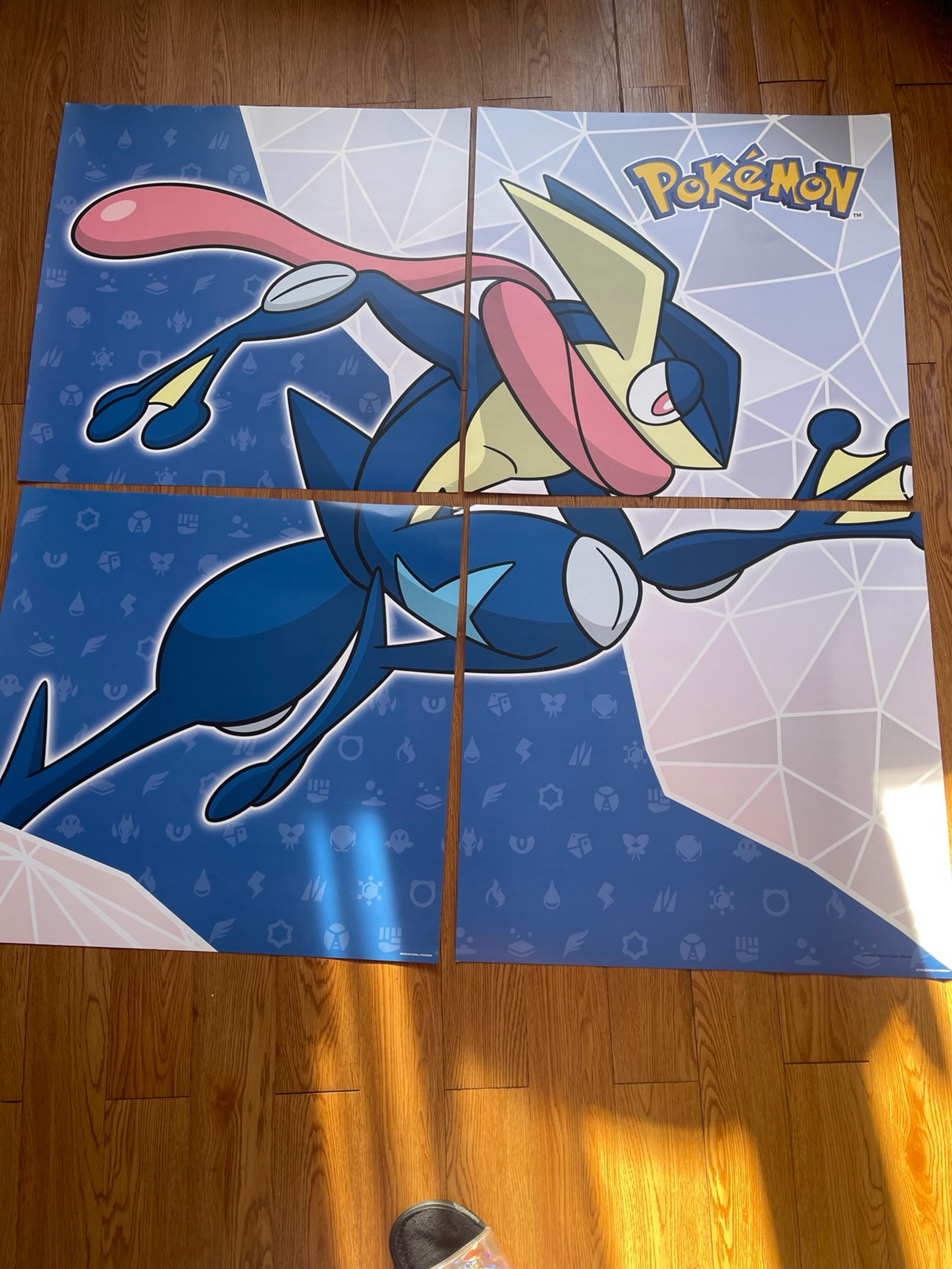 Pokemon display GameStop poster