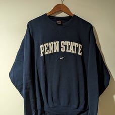 Vintage Y2K Penn State University Arch Logo Nike Center Swoosh Medium Sweatshirt