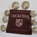 Cricketeer 8 Silver Tone Blazer Replacement Buttons Crown Shield Preppy Vintage