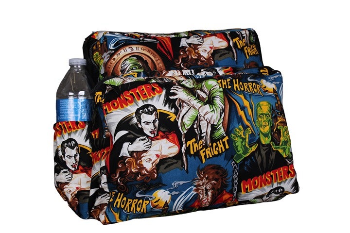 Hollywood Monsters Diaper Bag. Hollywood Monsters Bag. Hollywood Monsters