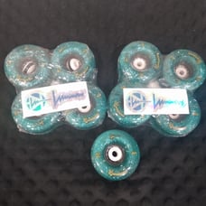 Luminous LED Quad Outdoor Wheels Jade Glitter*New Color*