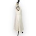 Kate Spade One Shoulder Midi Dress Women's 8 Cream Twill A-Line Zip Closure RTR