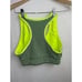 Green black active leggings set