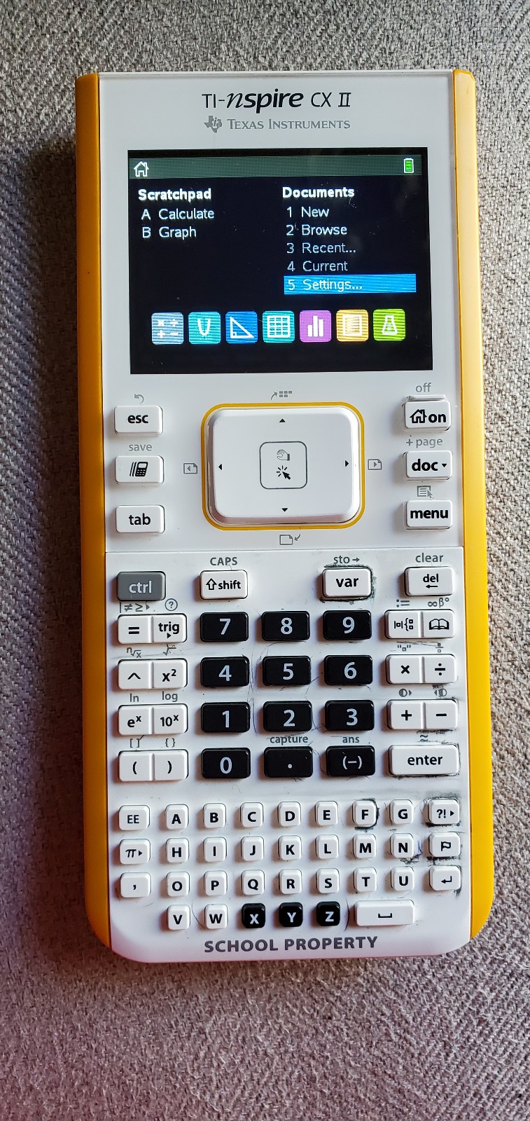 Ti-nSpire cxii Calculator W/USB