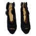 Jean Michel Cazabat Women's Heels Sz 6.5 Odessa Peep Toe Suede Shoe 36.5 EUR NEW