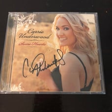 Carrie Underwood Signed Some Hearts CD