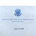 BILL CLINTON & AL GORE Era - Signed White House Note w Tipper Gore Signature