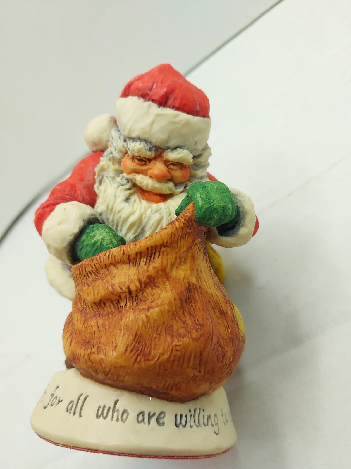 Simpich 1990s Vintage Rare Santa Claus Christmas Figure Signed Robert Simpich