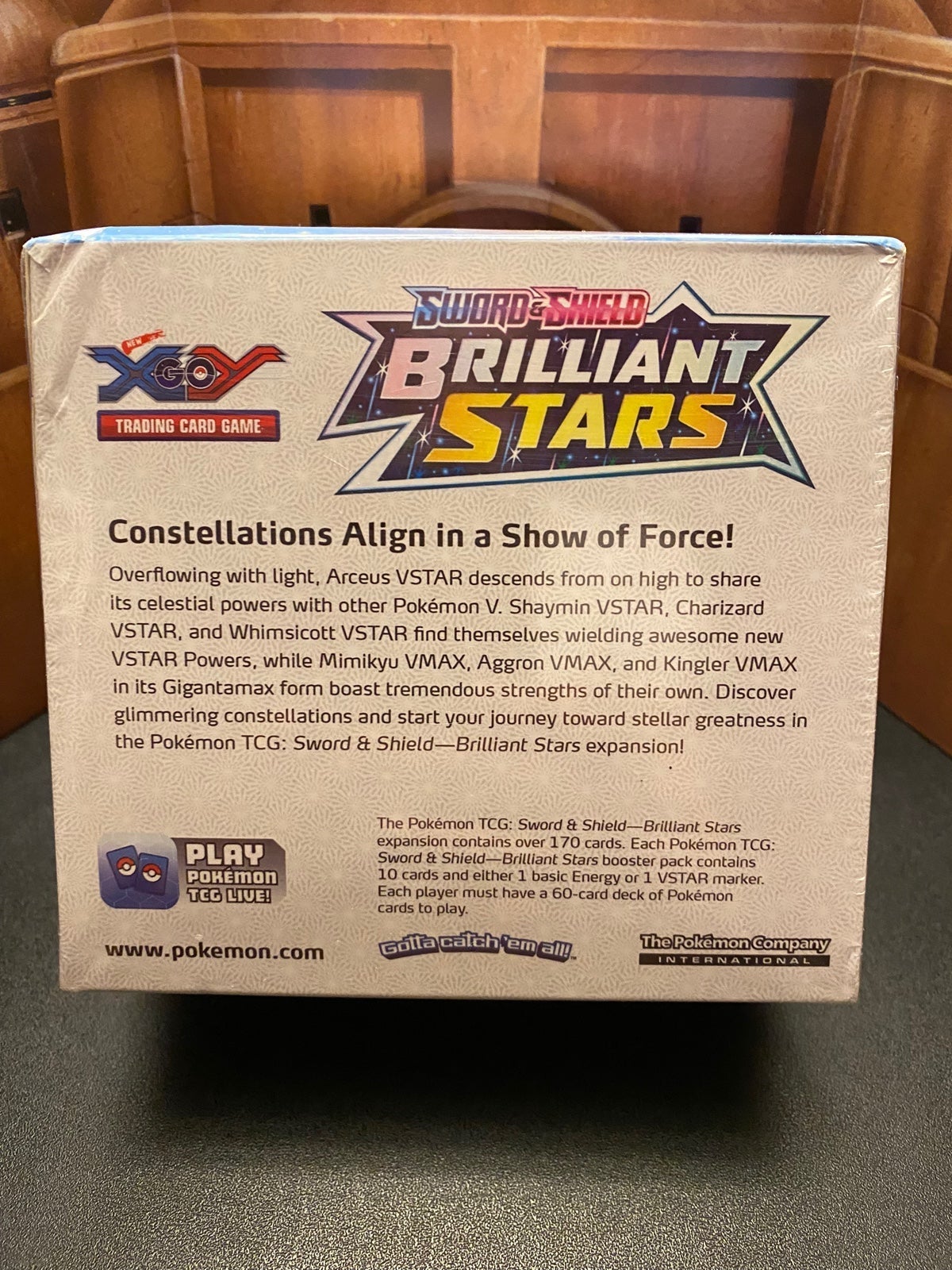 The Pokemon TCG: Sword & Shield-Brilliant Stars shops (FULL NEW BOX) 2022!