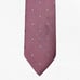 70s Vintage Christian Dior Burgundy Silk Blend USA Made Geometric Neck Tie 3x55