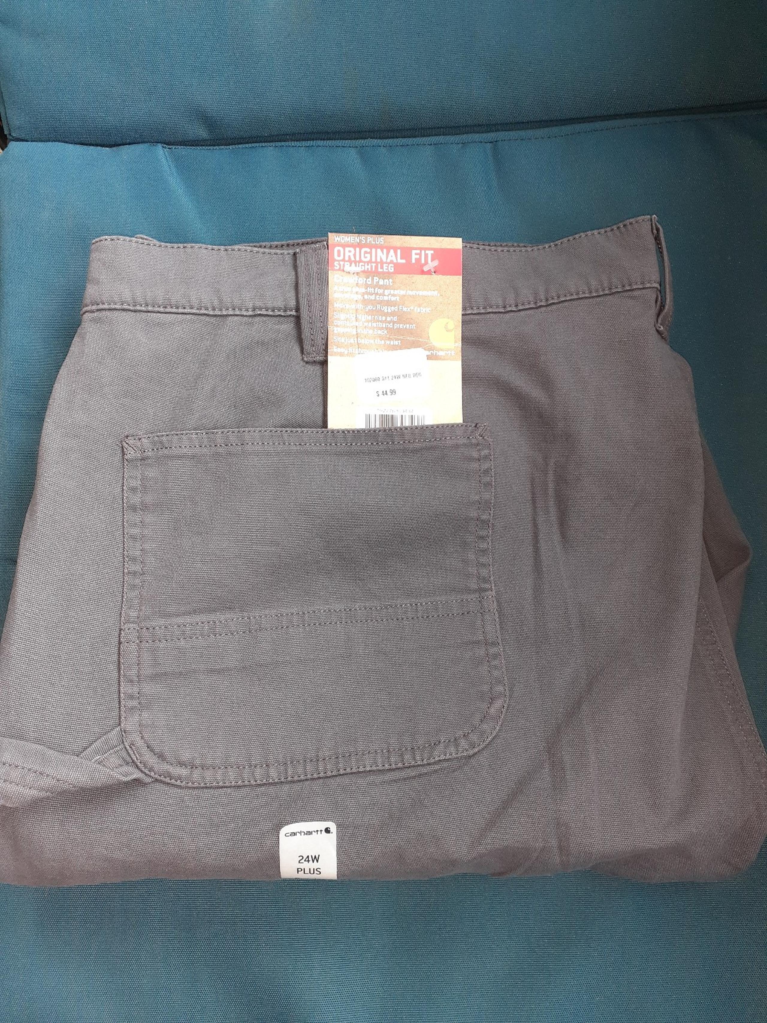 Carhartt cargo pants size 24w original fit straightleg