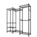 Wire Garment Rack Heavy Duty Clothes Rack with Hanging Rod Closet Organizer