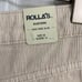 Rolla’s Dusters Hugh Rise Slim Cream Corduroy Women's Shorts Size 32 NWT