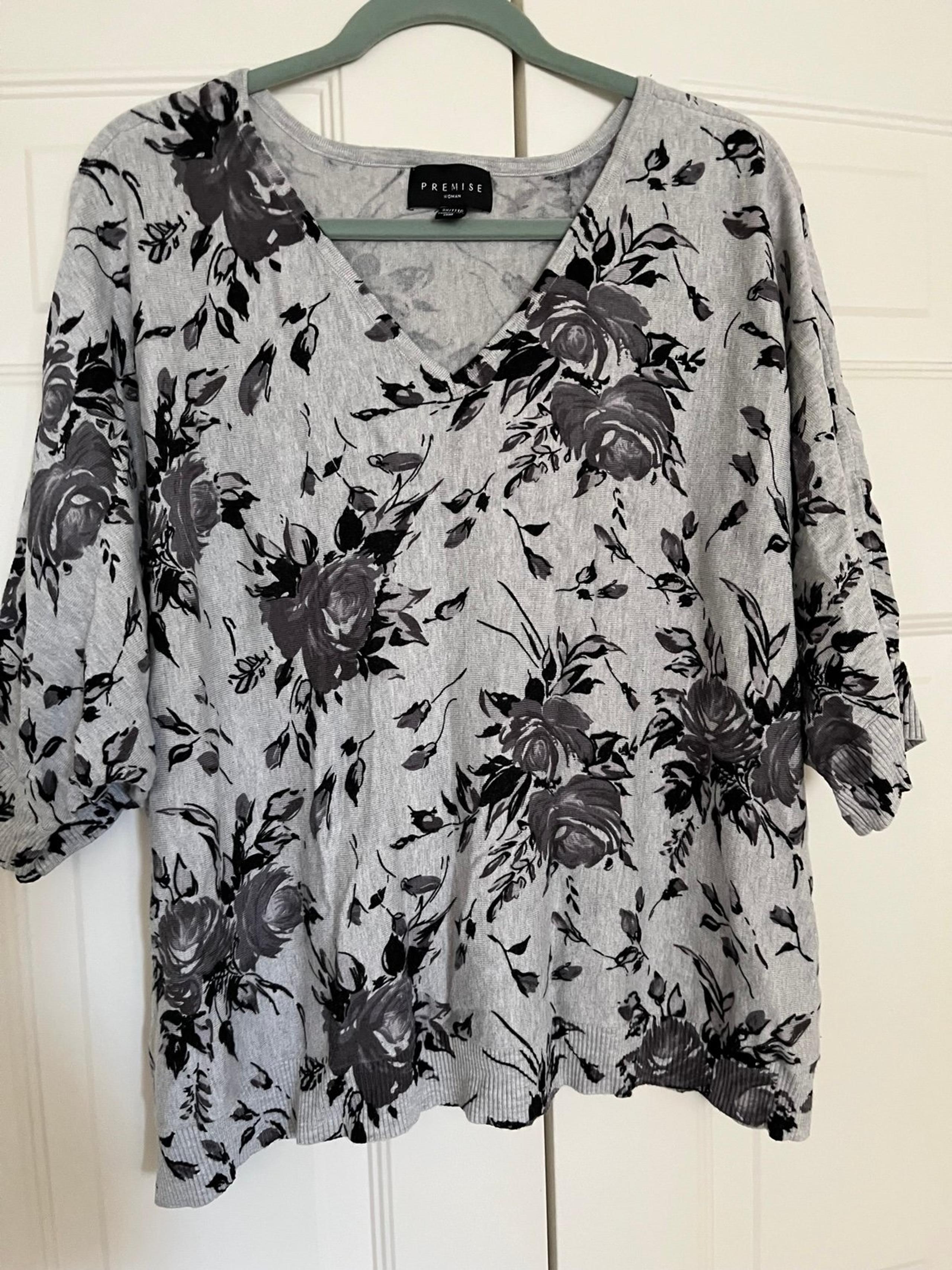 Premise 3X V-Neck Dolman Sleeve Sweater