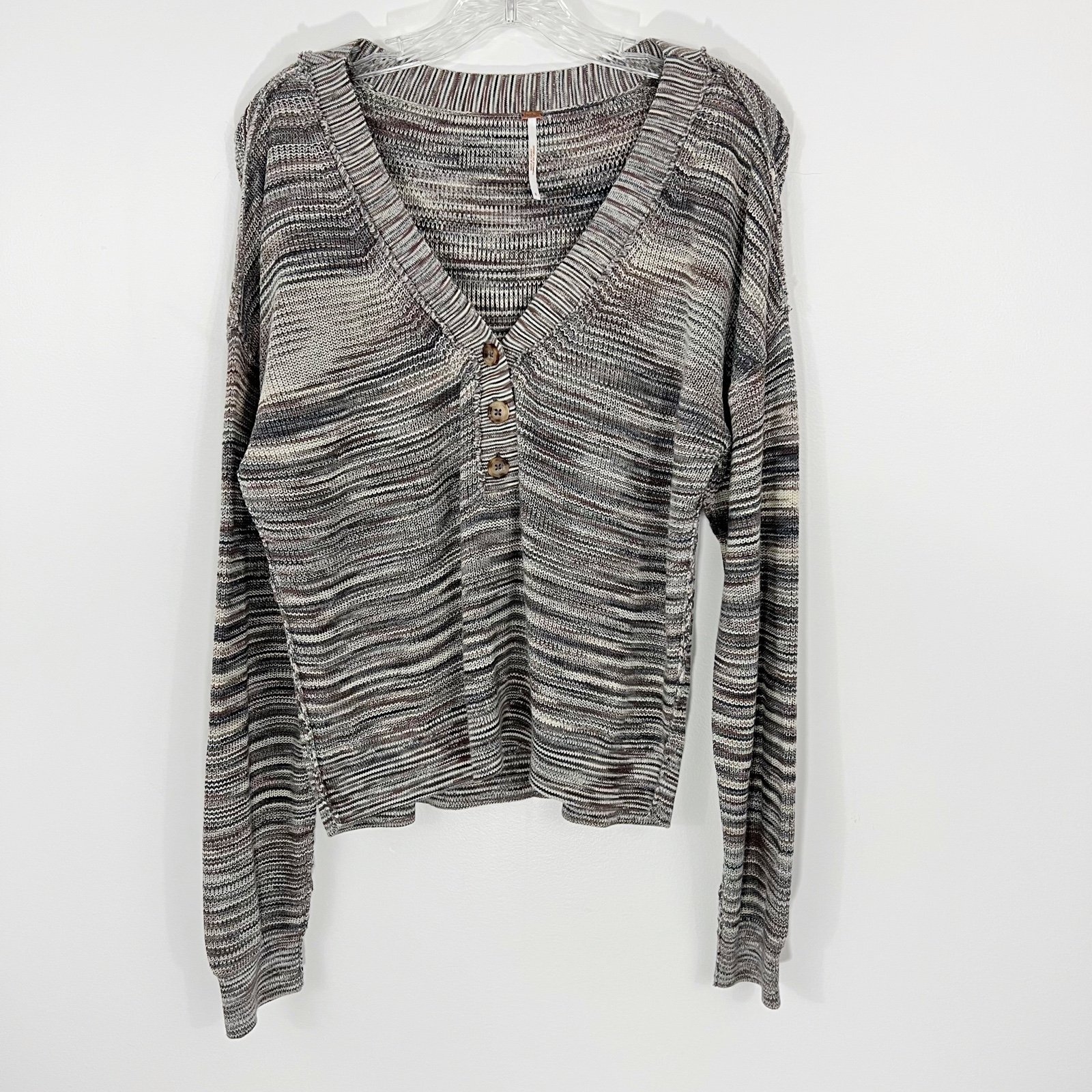 Free People Mercury Henley Sweater Size Small