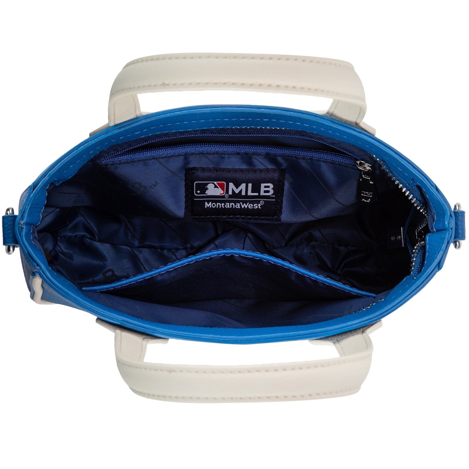 MLB スポーティブ ミディアム ボウリングバッグ LA ( Blue) MLB LA Dodgers Blue Tote/Crossbody w/ Coin Pouch *NEW in