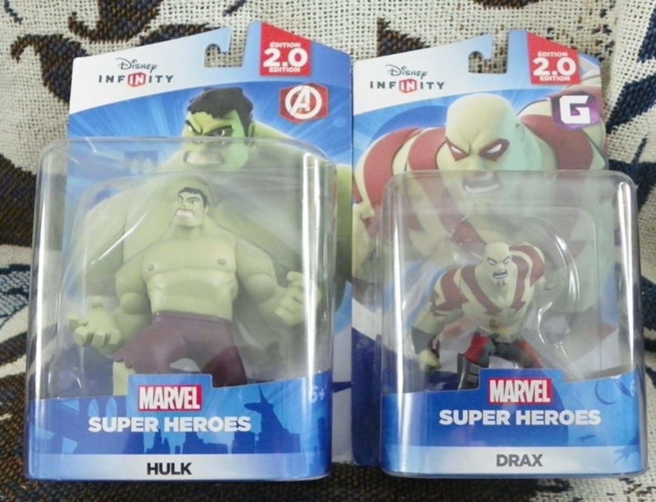 Disney Infinity 2.0 Edition Hulk and Drax Action Figures Marvel