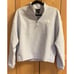 North Face Gray Tekware Grid Quarter-Zip Pullover Womens Size Small