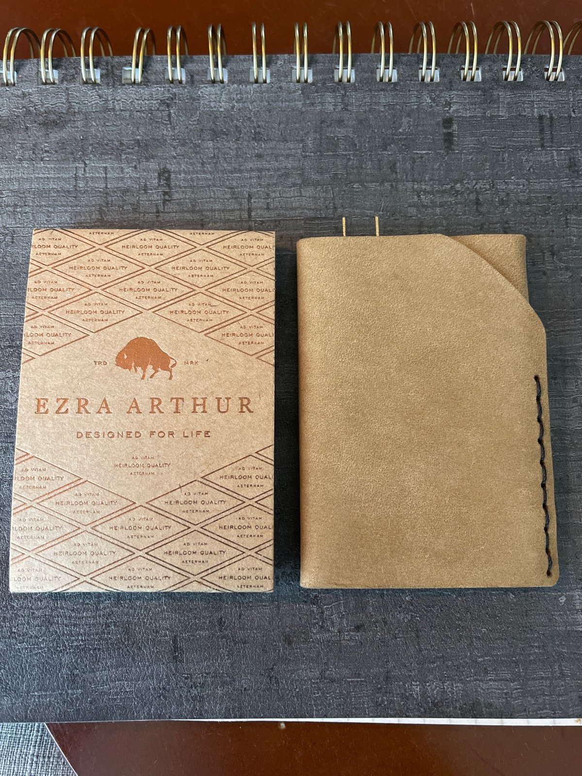 Ezra Arthur 100% Leather Card + Cash holder