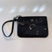 NWT Genuine Coach Black Satin Sequin Signature Small Wristlet Purse Handbag