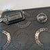 NWT Genuine Coach Black Satin Sequin Signature Small Wristlet Purse Handbag