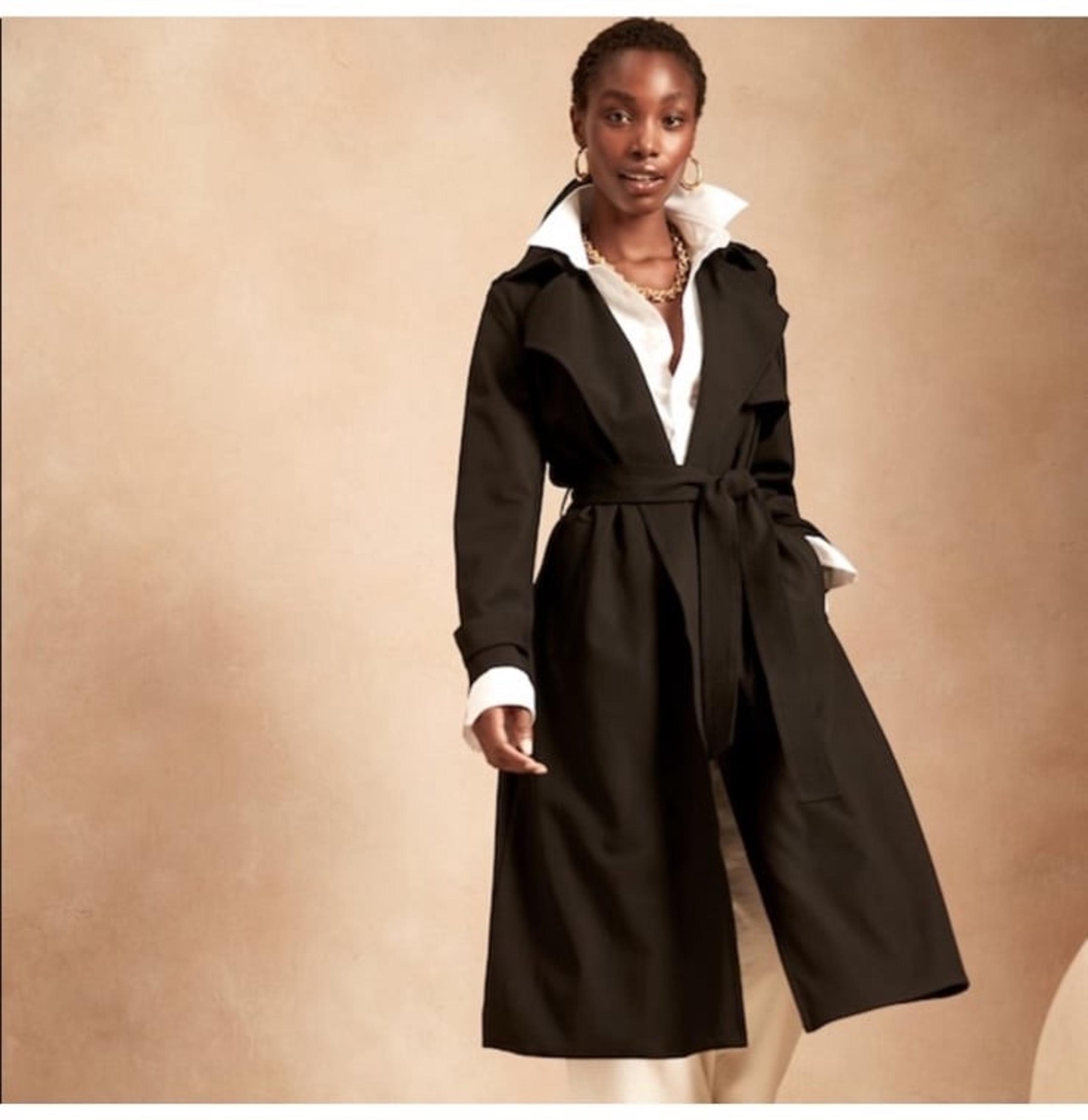 New Banana Republic Factory Soft Trench Coat Jacket XS