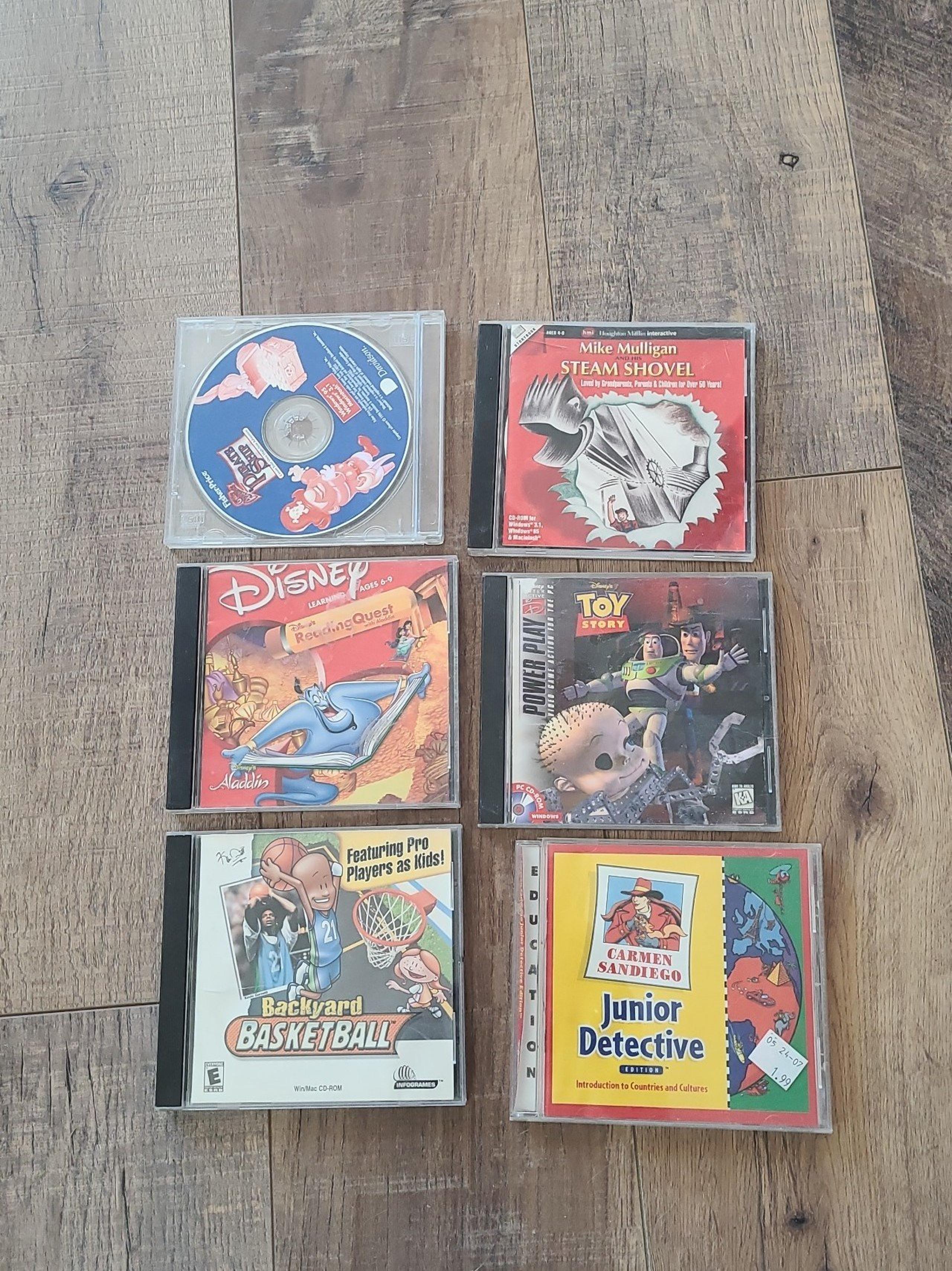 5 Kid Computer Game Lot