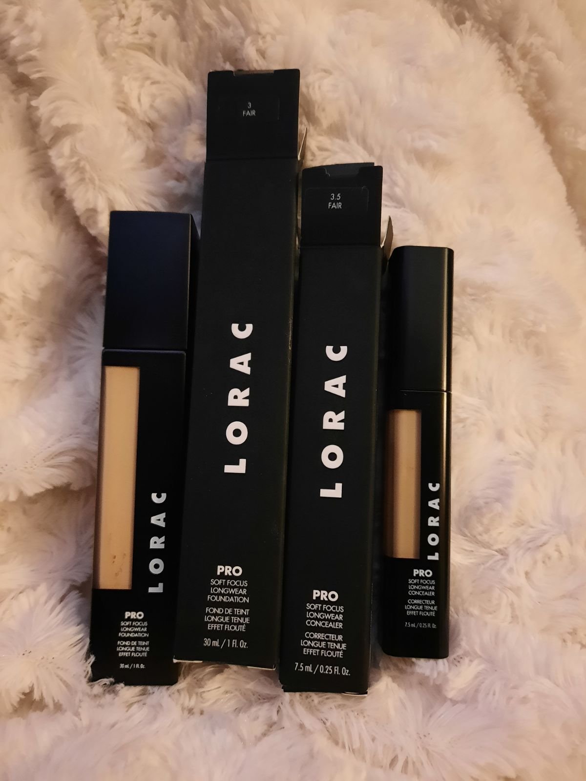 lorac pro Concealer and foundation
