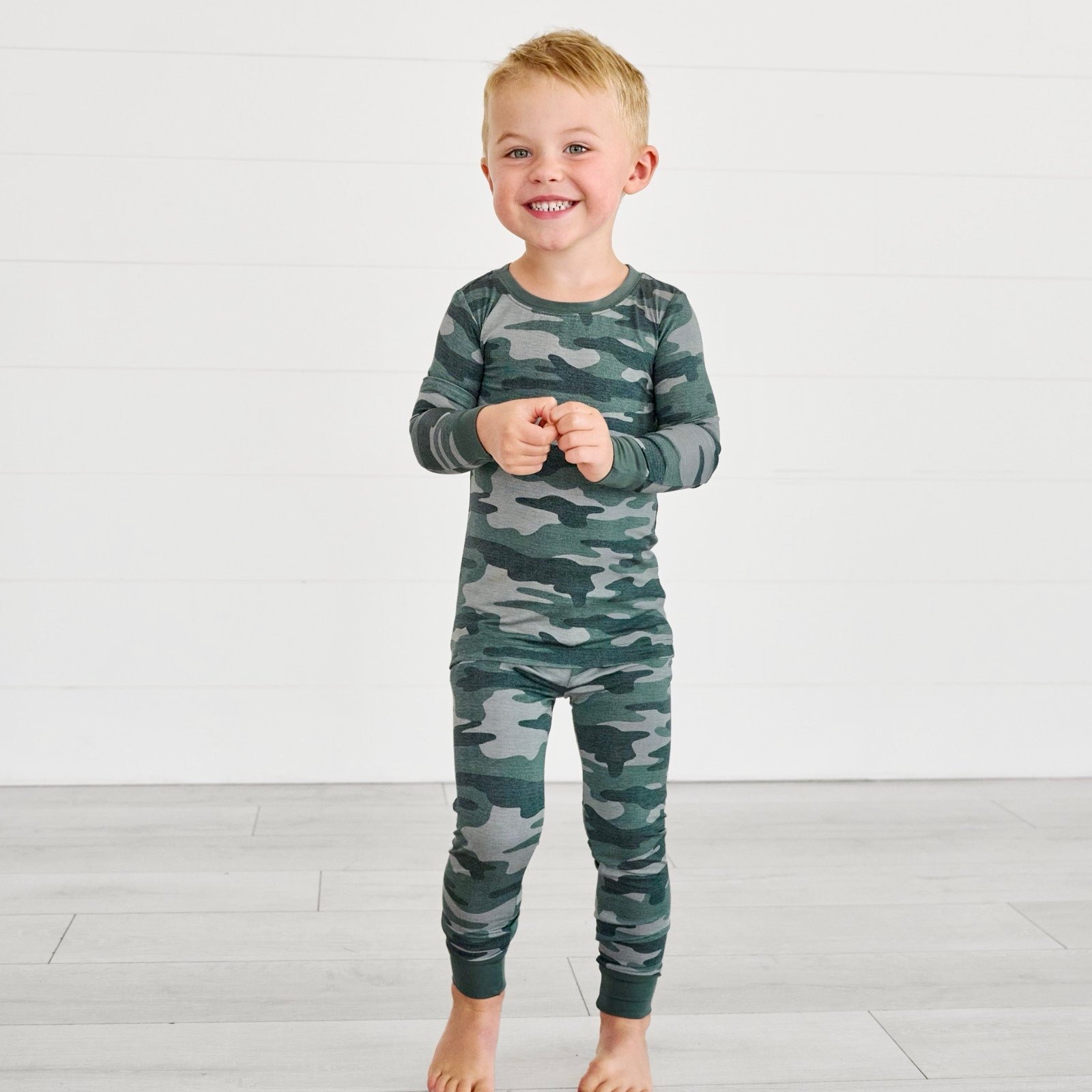 Little Sleepies Vintage Camo pajamas 4T