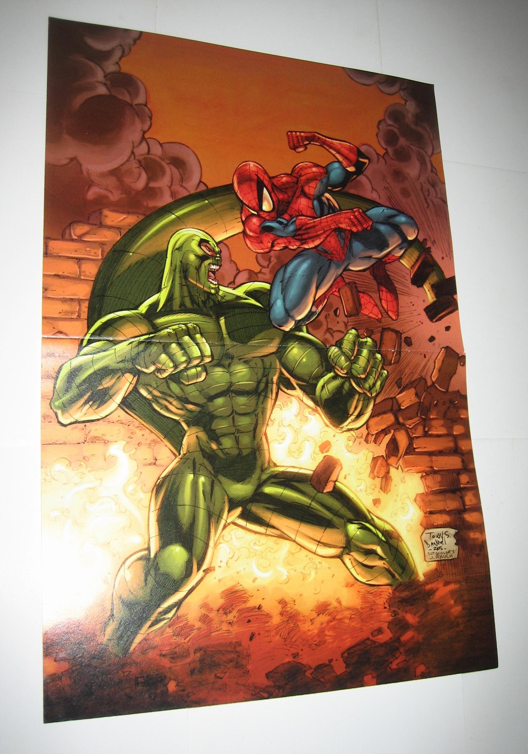 Spider-Man Poster #135 vs Scorpion (Pre-Venom) by Tony S. Daniel