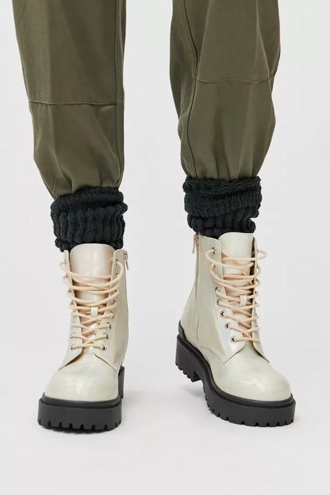 UO Urban Outfitters Brody Iridescent Boots 7 NEW