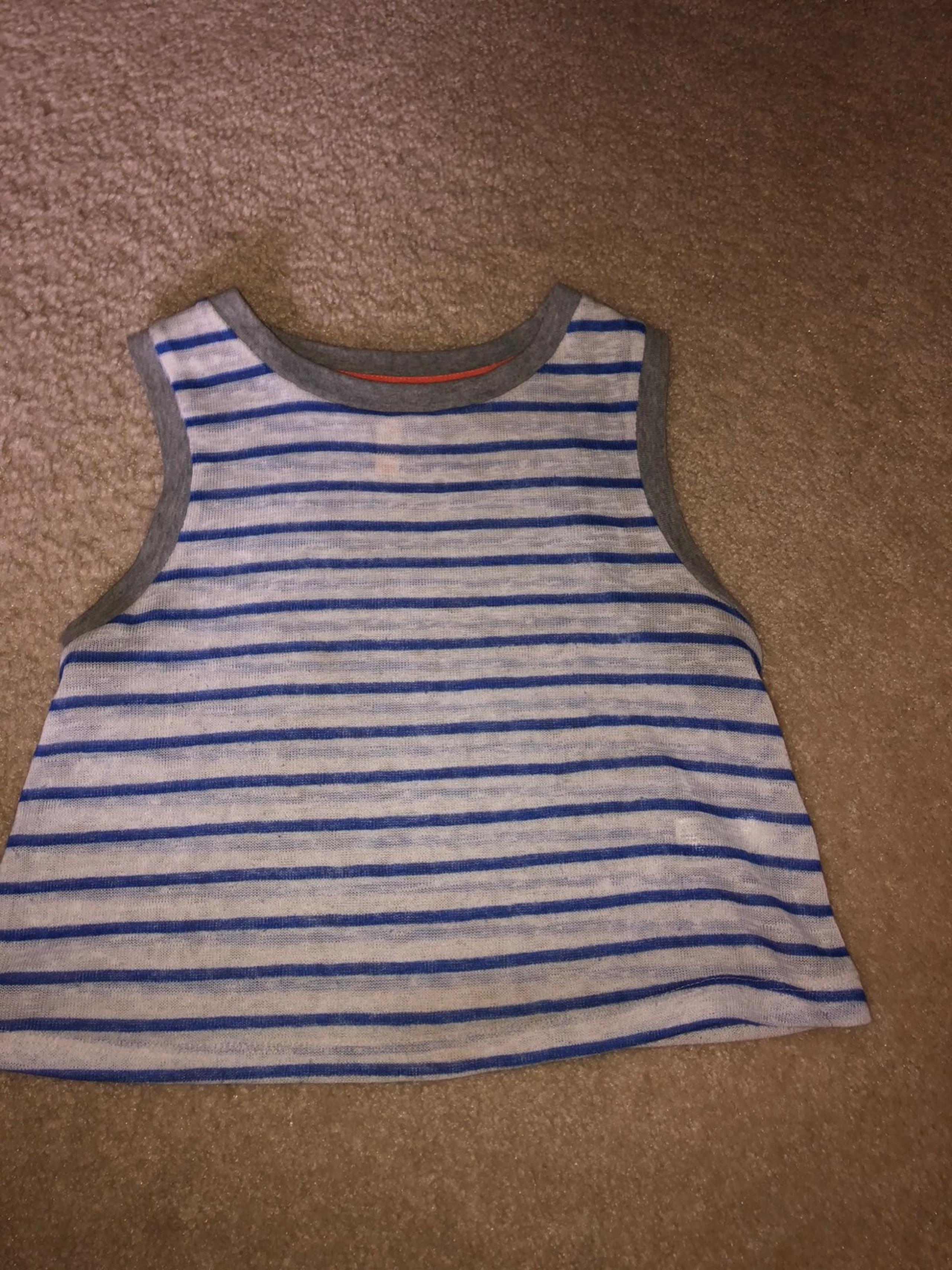 Striped crop top