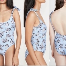 Veronica Beard Blue Floral One Piece Size XS