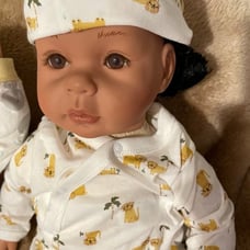 Beautiful realistic baby girl