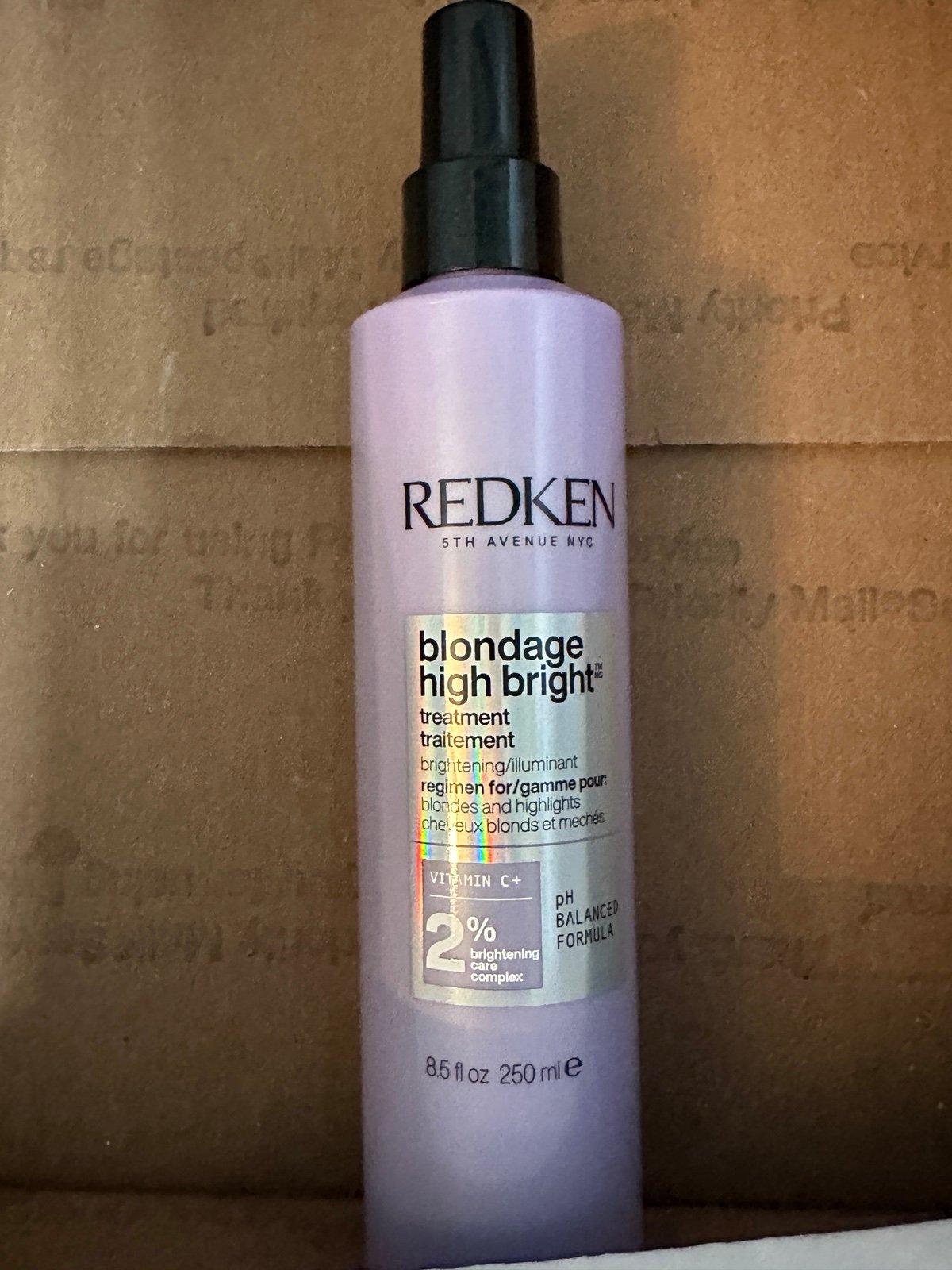 Redken blondage high bright brightening treatment spray hair care