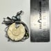 Vintage Indonesia 925 Silver Pendant with Carved Flower