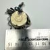 Vintage Indonesia 925 Silver Pendant with Carved Flower